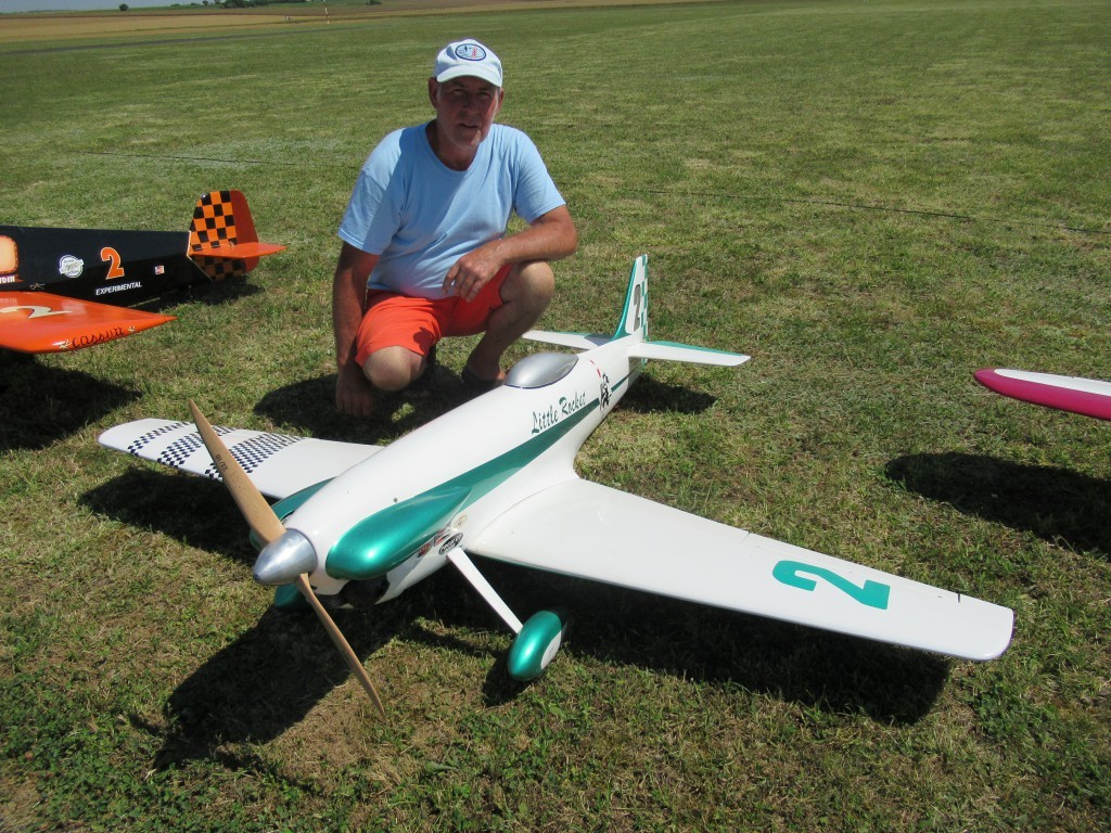 P.Baudin et son Little Rocket motorisé par un ZG 62 cc